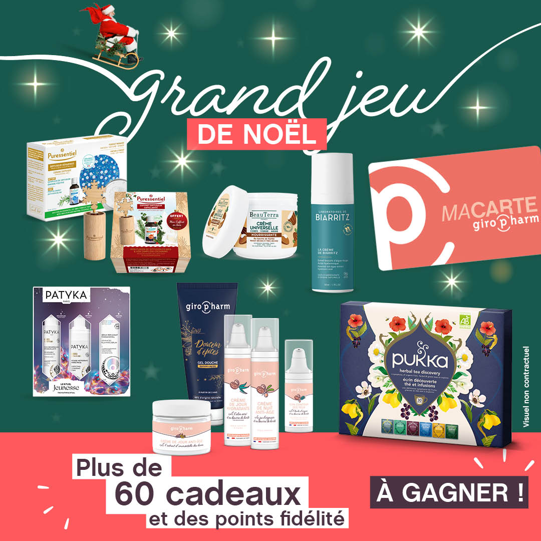 Jeu 100% gagnant de Noël - Ma Carte Giropharm